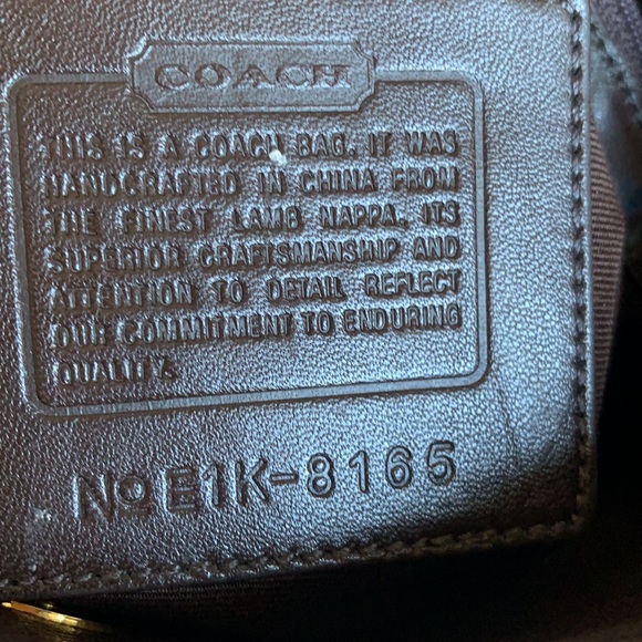 Vintage Coach brown leather shoulder bag - Picture 8 of 8